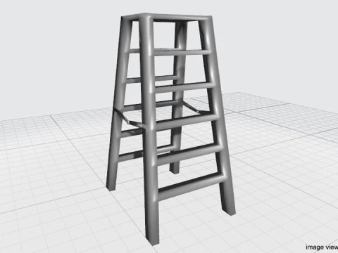 Ladder - Type 2 3D Model