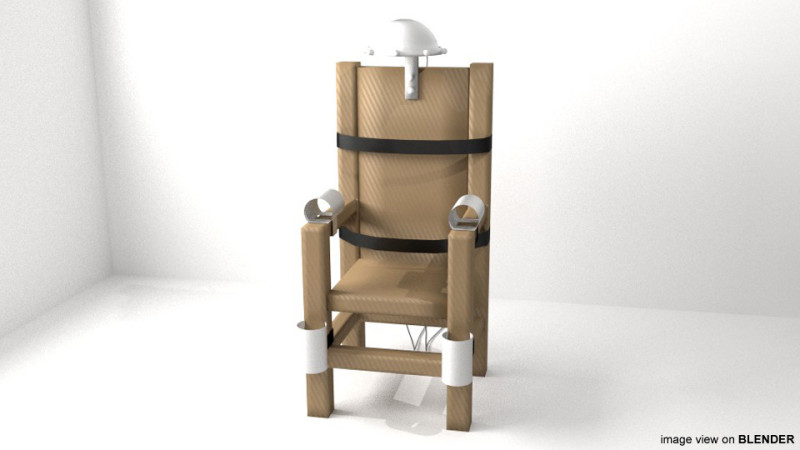 Electric Chair 3D 모델 .c4d .max .obj .3ds .fbx .stl .blend 