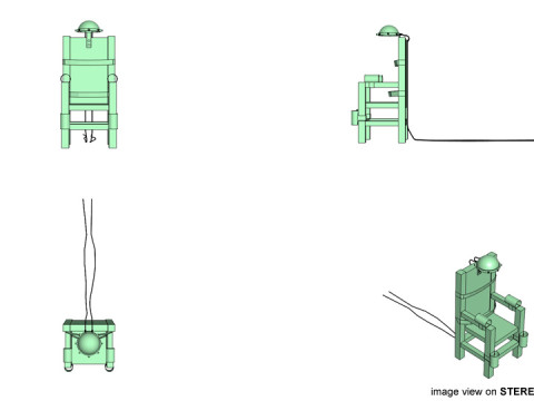 Electric Chair 3D 모델