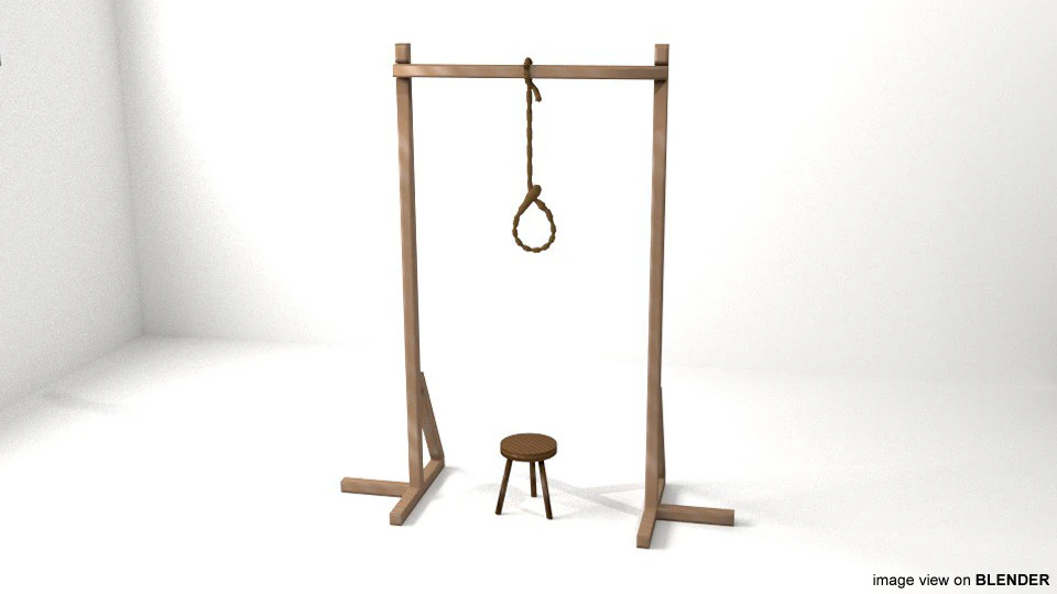 Hanging 3D Model .c4d .max .obj .3ds .fbx .stl .blend 