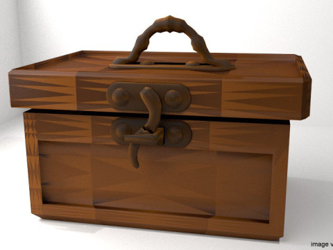 Treasure Chest - Type 1 3Dモデル