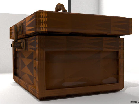 Treasure Chest - Type 1 3D Model