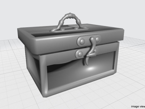 Treasure Chest - Type 1 3D Модель