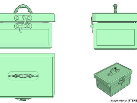 Treasure Chest - Type 1 3D Модель
