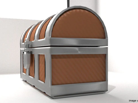 Treasure Chest - Type 2 3D Model