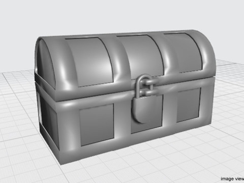 Treasure Chest - Type 2 3D 모델