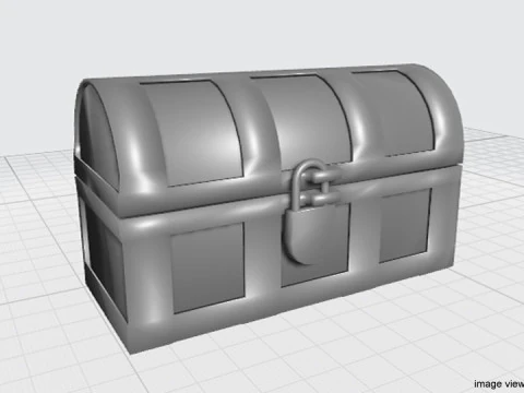 Treasure Chest - Type 2 3D Model
