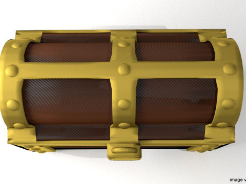 Treasure Chest - Type 3 Model 3D