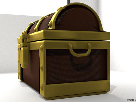 Treasure Chest - Type 3 Model 3D