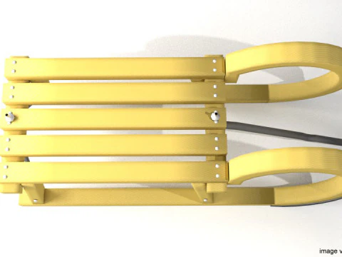 Sled - Type 1 3D Model