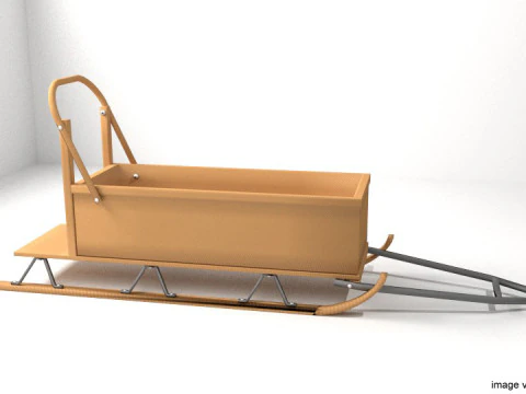 Slitta - Tipo 2 Modello 3D