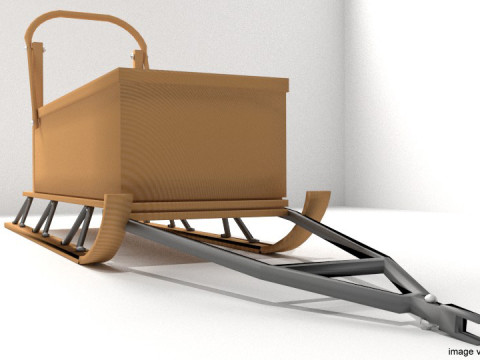 Sled - Type 2 3D Модель