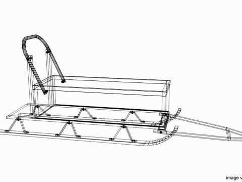 Sled - Type 2 3D Модель