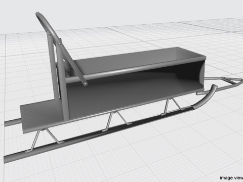 Sled - Type 2 3D Модель
