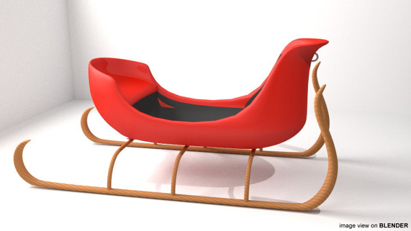 Sled - Type 5 3D मॉडल .c4d .max .obj .3ds .fbx .stl .blend 