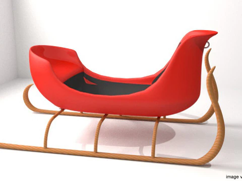 Tra&icirc;neau - Type 5 Modèle 3D