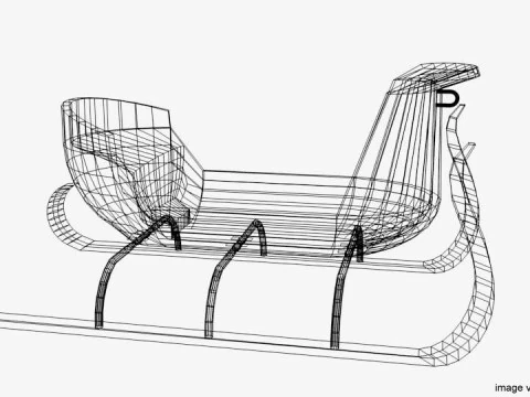 Sled - Type 5 3D Model