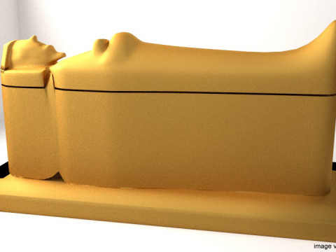 Coffin - Egyptian 3D Model
