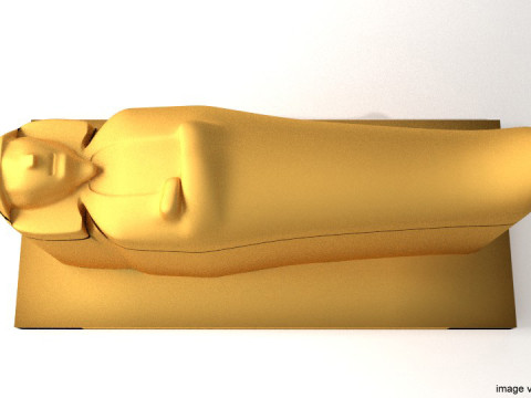 Coffin - Egyptian Model 3D