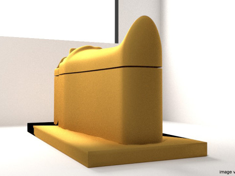 Coffin - Egyptian Model 3D