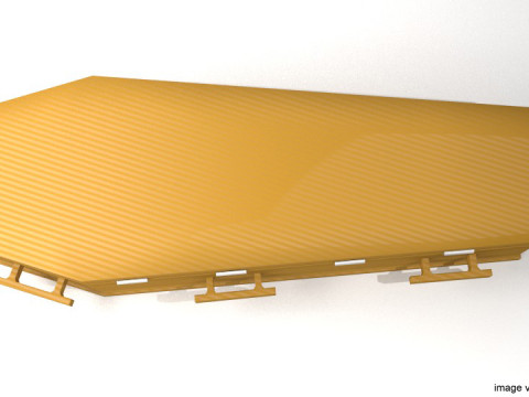 Coffin - Hexagonal Box Model 3D