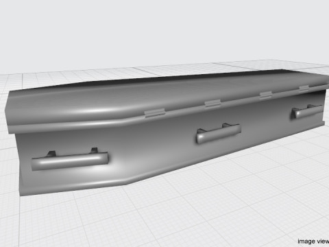 Coffin - Hexagonal Box Model 3D