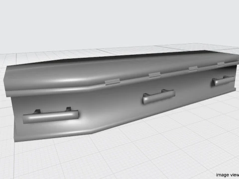 Coffin - Hexagonal Box 3D Model