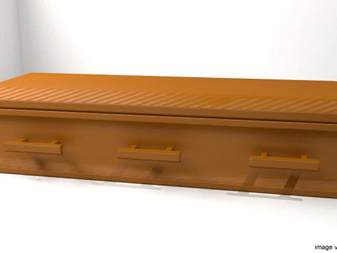 Coffin - Octagonal Box 3D Model