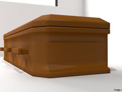 Coffin - Octagonal Box 3D Model