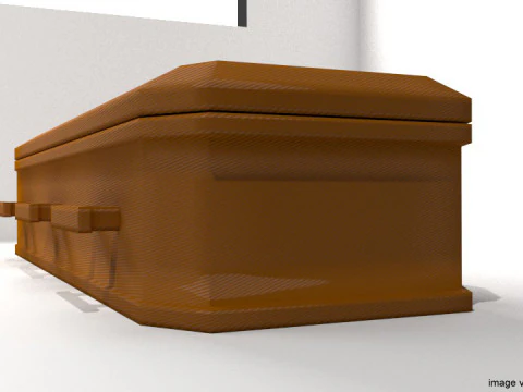 Coffin - Octagonal Box 3D Model