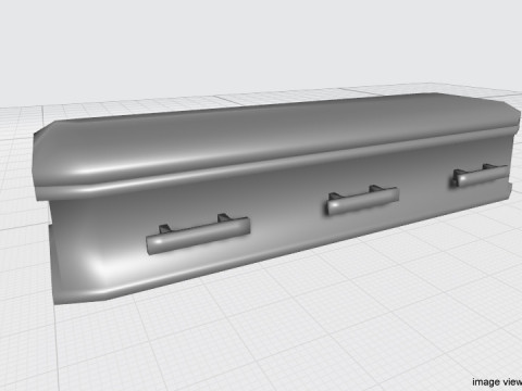 Coffin - Octagonal Box 3D Model