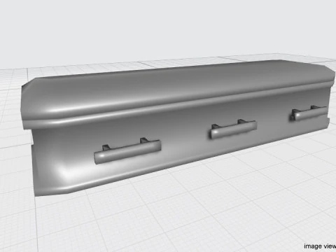Coffin - Octagonal Box 3D Model
