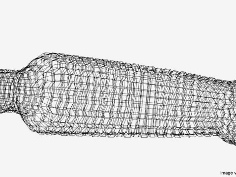 Coffin - Rattan Bamboo 3D Model