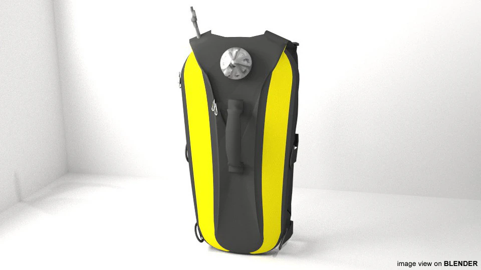 Backpack - Hydration 3D Model .c4d .max .obj .3ds .fbx .stl .blend 