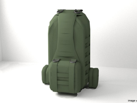 Backpack - Military 3Dモデル