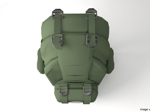 Backpack - Military 3Dモデル