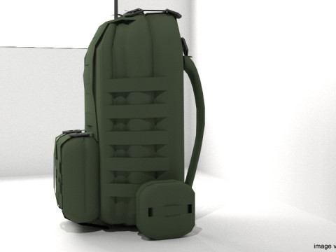 Backpack - Military 3Dモデル