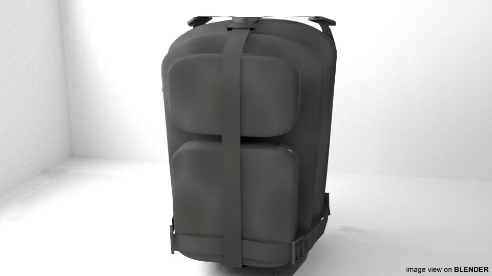 バックパック - 特殊用途 3Dモデル .c4d .max .obj .3ds .fbx .stl .blend 