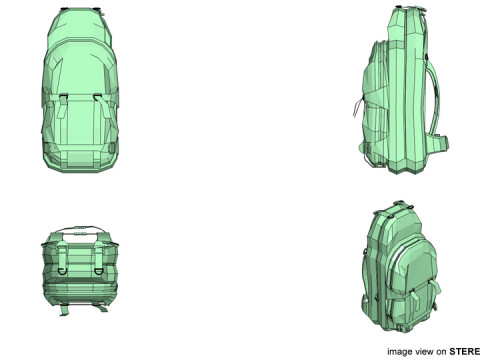 Backpack - Traveler 3D मॉडल