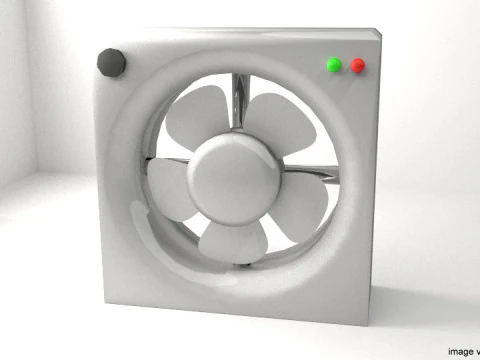 Ventilador - Caixa Modelo 3D