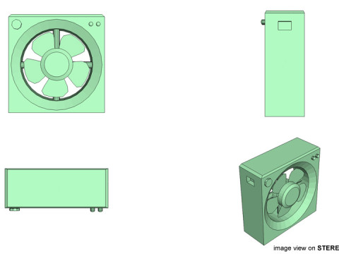 Fan - Box Model 3D