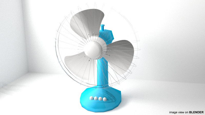 Fan - Desktop 3Dモデル .c4d .max .obj .3ds .fbx .stl .blend 