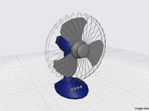 Fan - Desktop 3D Model
