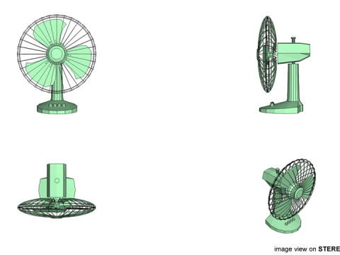 Fan - Desktop 3Dモデル