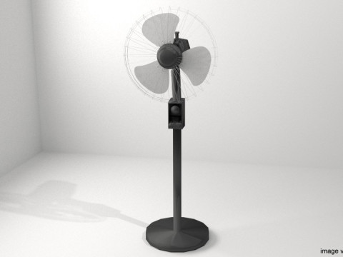 Fan - Standing 3D Model