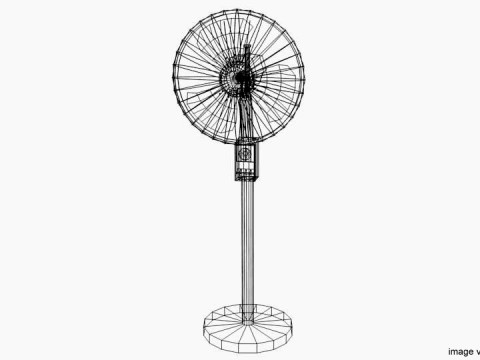 Fan - Standing 3D Model