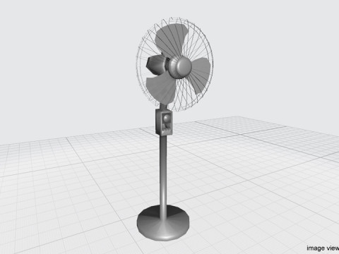 Fan - Standing 3D Model