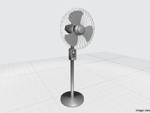Fan - Standing 3D Model