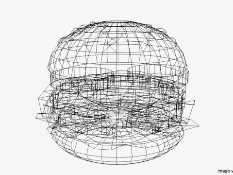 Fast food - Hamb&uacute;rguer Modelo 3D