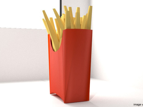 Fast food - French Fries Model 3D